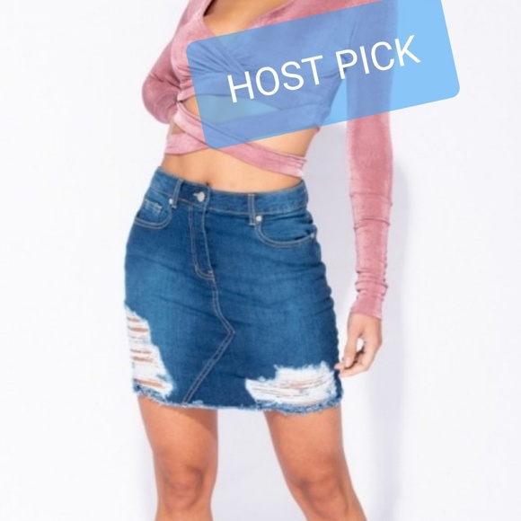 Dresses & Skirts - Final Sale!1 sz.6 left💖HP💖hem mini skirt